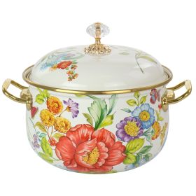 Gibson Home 4 Quart Ankara Enamel on Steel Dutch Oven