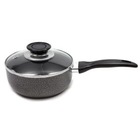 Brentwood Saucepan Aluminum Non-Stick 3 Qt-Gray