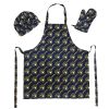 Brewers OFFICIAL MLB 3-Piece Apron; Oven Mitt and Chef Hat Set