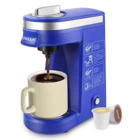 CHULUX Coffee Maker Machine,Single Cup Pod Coffee Brewer with Quick Brew Technology