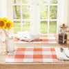 Better Homes & Gardens Farma Placemat, Pumpkin, 4 Piece, Available in Multiple Colors