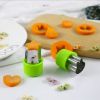 Stainless Steel 9 PCS Sandwiches Cutter Shapes Set Fruit and Biscuit Stamps Mold Cookie Cutter Mold for Kids Baking Tools Accessories