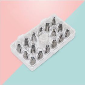 Multi-Shape Piping Tips with Coupler Set - Icing Nozzles Cake Decorating Tips - Baking Accessories