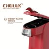 CHULUX Single Serve Coffee Maker Red KCUP Pod Coffee Brewer, Upgrade Single Cup Coffee Machine Fast Brewing, All in One Coffee Maker for K CUP Ground