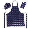 Guardinas OFFICIAL MLB 3-Piece Apron; Oven Mitt and Chef Hat Set