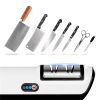 1pc Electric Knife Sharpener Multifunctional Fast Small Fully Automatic Knife Sharpener Kitchen Gadgets