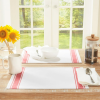 Better Homes & Gardens Farma Bistro Placemat, Red, 4 Piece, Available in Multiple Colors