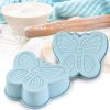 Silicone Molders 12 pieces Non-Stick Christmas Tree Grapes Butterfly Cake Molders Bread Baking Pan Homemade Cake Tools