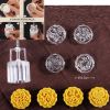 4 Stamps Moon Cake Mold Small Cakes Pastries Mold Plastic DIY Baking Mold 50g