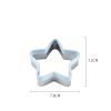 Stainless Steel 4 pcs Cookie Cutter Set Holiday Cookies Cutters for Making Christmas Tree Star Flower Butterfly Shaped Fondant Biscuit Chocolate Cutte