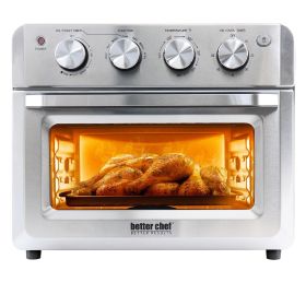 Better Chef Do-It-All 20 Liter Convection Air Fryer Toaster Broiler Oven in Silver