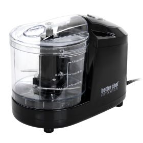 Better Chef 1.5 Cup Safety Lock Compact Chopper in Black