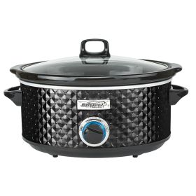 Brentwood Select 7 Quart Slow Cooker in Black