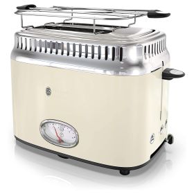 Russell Hobbs Retro Style 2 Slice Toaster in Cream