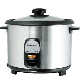 Brentwood 5 Cup Rice Cooker/Non-Stick with Steamer