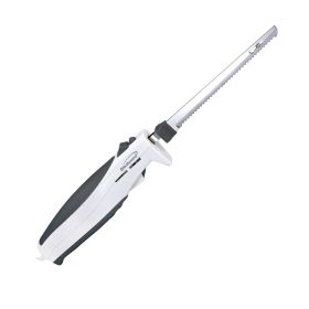 Brentwood 7.5-Inch Electric Carving Knife in White