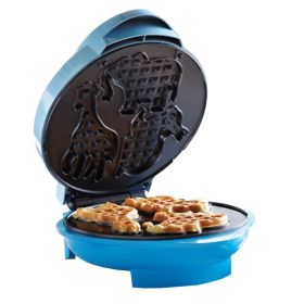 Brentwood Animal Shaped Waffle Maker in Blue