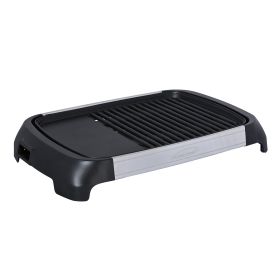 Brentwood Select TS-641 1200 Watt Electric Indoor Grill &amp; Griddle, Stainless Steel