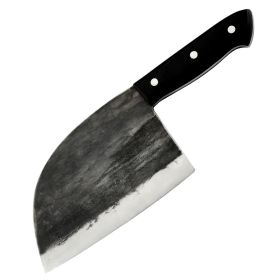 Household Chinese Kitchen Stainless Steel Butcher Knife (Option: Hand Forged Butcher Knife)