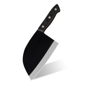 Household Chinese Kitchen Stainless Steel Butcher Knife (Option: Bright Butcher Knife)