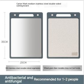 Stainless Steel Cutting Board Mildew-proof (Option: Medium-Default Item)