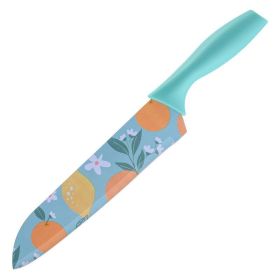 Household Fruit Knife Metal Food Supplement Knife Suit (Option: Multifunctional-Blue)