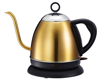 Full-automatic Constant Temperature Mute 1L Stainless Steel Kettle (Option: Yellow-EU)