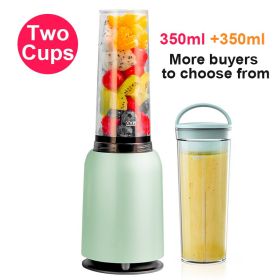 Portable Household Small Electric Juicer (Option: Green-US)