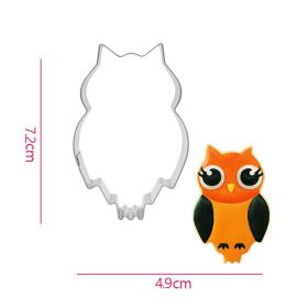 Stainless steel biscuit mold (Option: Owl)