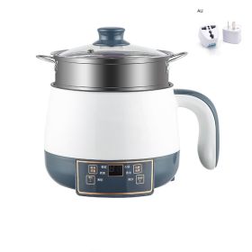 Multifunctional Electric Cooking Pot For Student Dormitories (Option: Single pot and steamer-AU)