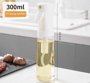 Glass Kitchen Household Air Fryer Atomization Fuel Injector (Option: 300ml-WHite)