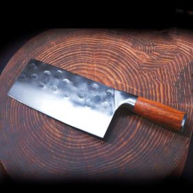 Fashion Stainless Steel Kitchen Knife (Option: Round Forging Chopper Knife)