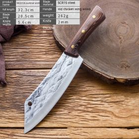 Forging Slaughter Peeling Meat Cutting Boning Knife Longquan Handmade Kitchen Knife (Option: YS0261 Chicken Hole Knife)