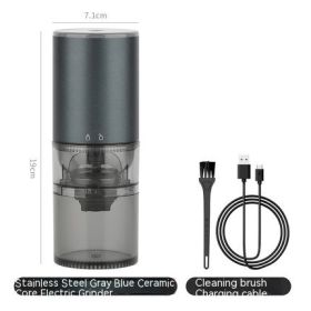 Stainless Steel Coffee Grinder Electric Coffee Machine Top Quality (Option: 986 Blue Ceramic)