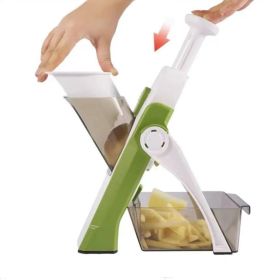 Multifunctional Hand Guard Shred Garlic Ginger Chopper (Option: Non Porous Green)