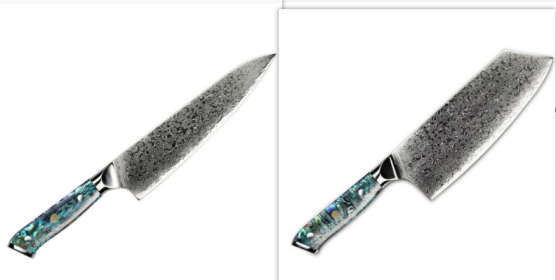 G10 67 Layers Damascus Steel Chef (Option: Suit2)