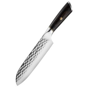 Hammer Pattern Forging Kitchen Knife Household 6-piece (Option: Japanese knife)