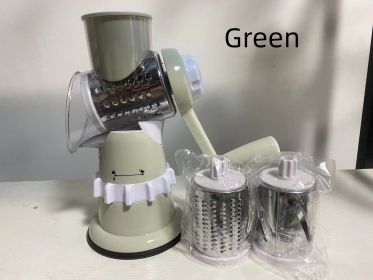 Modern Minimalist Kitchen Chopper Multi-functional Manual (Color: Green)