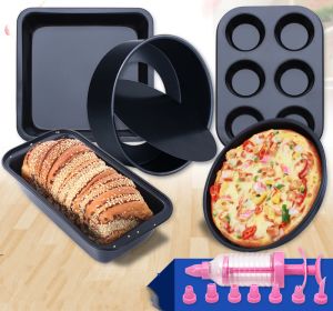 Baking Tool Set, Cake Mold Pizza Bakeware Oven Utensils (Option: 5abrasive tools)