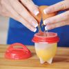 3pcs/6pcs Non-stick Silicone Egg Cup; Cooking Cooker Kitchen Baking Gadget Pan Separator Steamed Egg Cup; Egg Poachers Cooker Accessories