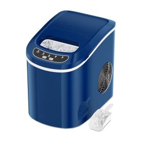 Household Mini Portable Countertop Ice Maker (Type: Ice Maker, Color: Navy)