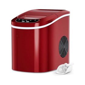 Household Mini Portable Countertop Ice Maker (Type: Ice Maker, Color: Red)