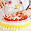 2pcs Piping Flower Scissors/Nail Kitchen Baking Pastry Tool Rose Decor Lifter Fondant Cake Decorating Tray Cream Transfer Set
