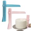 Cake Polisher Smoother Scraper, Cake Edge Smoother Icing Frosting Buttercream Decorating Fondant Scraper Baking Kitchen Polisher Tool