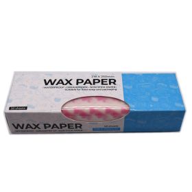 Twlead Wax Paper Sheets Greaseproof Waterproof Wrapping Tissue Food Picnic Paper For Food Basket Liner(Shipment From FBA) (Color: Heart-shaped Pattern)