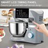 Smart Household 660W Stand Mixer 6-Speed Tilt-Head Dough Mixer W/ 3 Attachments