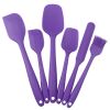 6pcs Silicone Kitchenware Set; Kitchen Supplies; Baking Supplies; Large Scraper; Spatula; Baking Tools; Cake Cream Spatula; Kitchen Tool Set