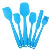 6pcs Silicone Kitchenware Set; Kitchen Supplies; Baking Supplies; Large Scraper; Spatula; Baking Tools; Cake Cream Spatula; Kitchen Tool Set