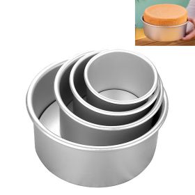 Heightened Cake Mould Deepened Anode Removable Bottom Mold Baking Tool (size: 9inch)
