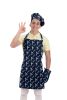 Braves OFFICIAL MLB 3-Piece Apron; Oven Mitt and Chef Hat Set